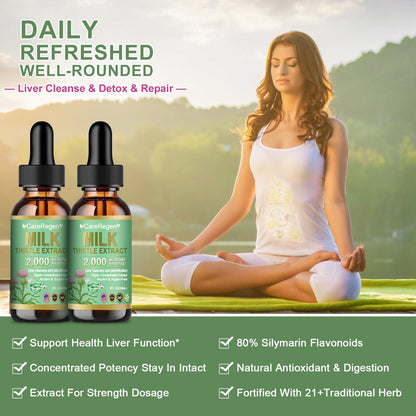 𝗢𝗳𝗳𝗶𝗰𝗶𝗮𝗹 𝗦𝘁𝗼𝗿𝗲:CareRegen® 𝗢𝗿𝗴𝗮𝗻𝗶𝗰 𝗠𝗶𝗹𝗸 𝗧𝗵𝗶𝘀𝘁𝗹𝗲 𝗘𝘅𝘁𝗿𝗮𝗰𝘁 𝗣𝗼𝘄𝗲𝗿𝗳𝘂𝗹 𝗟𝗶𝘃𝗲𝗿 𝗣𝗿𝗼𝘁𝗲𝗰𝘁𝗶𝗼𝗻 𝗗𝗿𝗼𝗽𝘀 🌿 𝐂𝐥𝐢𝐧𝐢𝐜𝐚𝐥𝐥𝐲 𝐩𝐫𝐨𝐯𝐞𝐧, 𝐡𝐢𝐠𝐡𝐥𝐲 𝐜𝐨𝐧𝐜𝐞𝐧𝐭𝐫𝐚𝐭𝐞𝐝 𝐟𝐨𝐫𝐦𝐮𝐥𝐚 𝐭𝐡𝐚𝐭 𝐝𝐞𝐭𝐨𝐱𝐢𝐟𝐢𝐞𝐬 𝐭𝐡𝐞 𝐥𝐢𝐯𝐞𝐫, 𝐫𝐞𝐥𝐢𝐞𝐯𝐞𝐬 𝗳𝗮𝘁𝘁𝘆 𝗹𝗶𝘃𝗲𝗿, 𝗵𝗲𝗽𝗮𝘁𝗶𝘁𝗶𝘀 & 𝗹𝗶𝘃𝗲𝗿 𝘀𝘁𝗿𝗲𝘀𝘀 — 𝗻𝘂𝗿𝘁𝘂𝗿𝗲 𝘆𝗼𝘂𝗿 𝗹𝗶𝘃𝗲𝗿, 𝗳𝗮𝘀𝘁𝗲𝗿 & 𝘀𝗮𝗳𝗲𝗹𝘆. 🌿