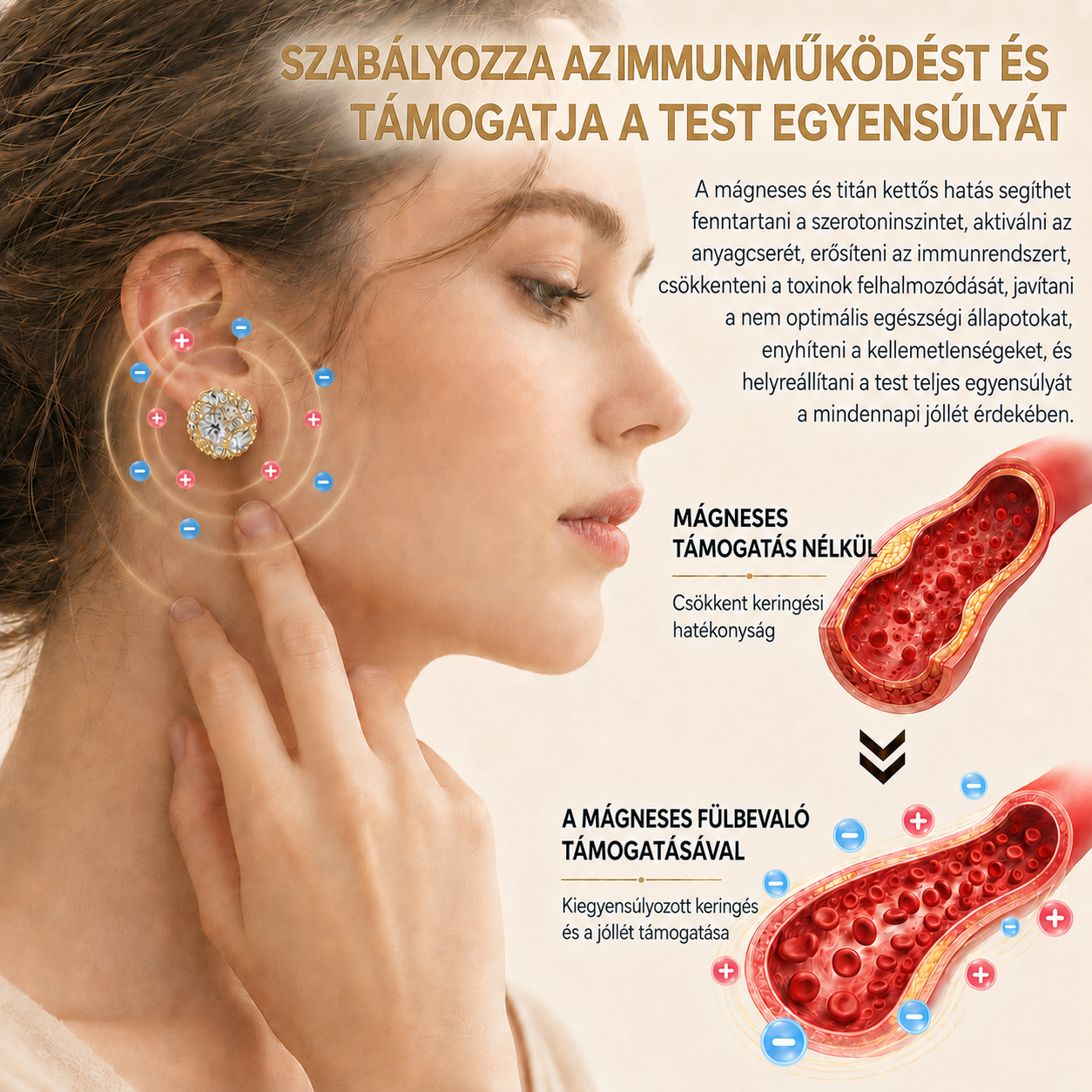 TIMNAMY® mágneses moissanit nyirokmasszázs fülbevaló: gyors eredmények, nincs szükség füllyukasztásra. Utolsó napi különleges ajánlat: 50% kedvezmény 💝💘5