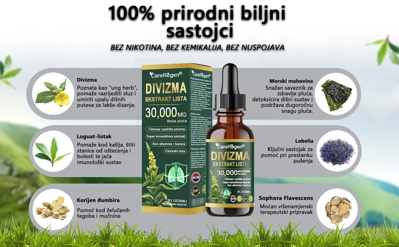 𝗦𝗹𝘂ž𝗯𝗲𝗻𝗮 𝘁𝗿𝗴𝗼𝘃𝗶𝗻𝗮: 𝗖𝗮𝗿𝗲𝗥𝗲𝗴𝗲𝗻® 𝗢𝗿𝗴𝗮𝗻𝗶𝗰 𝗟𝘂𝗻𝗴 𝗖𝗹𝗲𝗮𝗻𝘀𝗶𝗻𝗴 𝗠𝘂𝗹𝗹𝗲𝗶𝗻 𝗟𝗲𝗮𝗳 𝗘𝘅𝘁𝗿𝗮𝗰𝘁 𝗗𝗿𝗼𝗽𝘀 💫 𝐊𝐥𝐢𝐧𝐢𝐜̌𝐤𝐢 𝐝𝐨𝐤𝐚𝐳𝐚𝐧𝐚, 𝐯𝐢𝐬𝐨𝐤𝐨 𝐤𝐨𝐧𝐜𝐞𝐧𝐭𝐫𝐢𝐫𝐚𝐧𝐚 𝐟𝐨𝐫𝐦𝐮𝐥𝐚 𝐤𝐨𝐣𝐚 𝐮𝐛𝐥𝐚ž𝐚𝐯𝐚 𝐤𝐚š𝐚𝐥𝐣, 𝐬𝐥𝐮𝐳, 𝐚𝐬𝐭𝐦𝐮 𝐢 𝐊𝐎𝐏𝐁 — 𝐥𝐚𝐤š𝐞 𝐢 𝐛𝐫ž𝐞 𝐝𝐢š𝐢𝐭𝐞. 💫